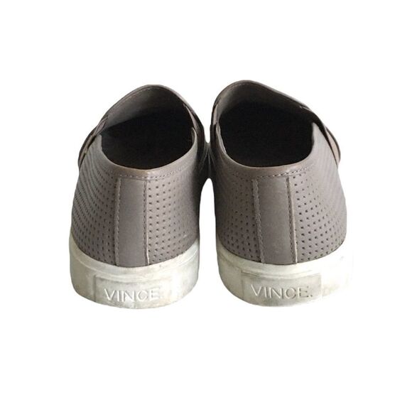 VINCE Blair 5 Leather Slip-On Casual Sneaker Woodsmoke Tan 6.5/7 - Picture 9 of 10